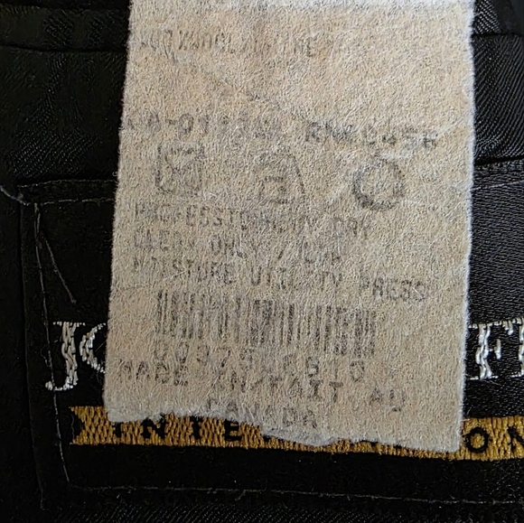 Joseph Feiss International Grey Pure Wool 3 Button Blazer Jacket 44R Preppy Y2K - Picture 8 of 12